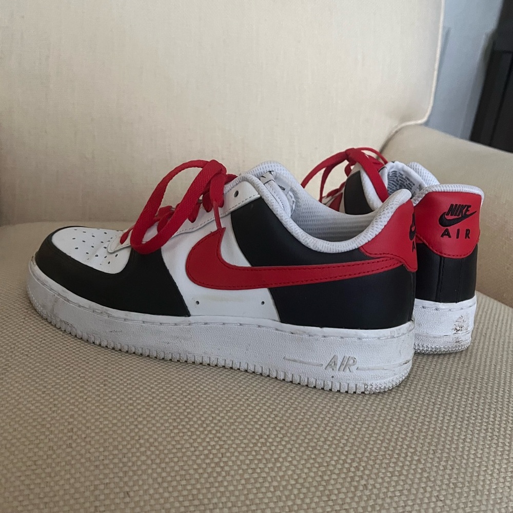 Nike Air Black and Red Air Force One